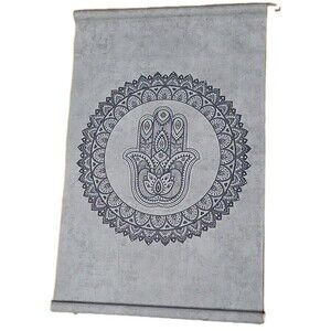 Hamsa Hand Wall Hanging Mandala Cotton Tapestry Hippie Bohemian Indian Throw Art